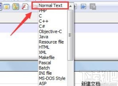 notepad++设置默认文件格式的方法