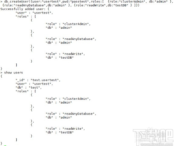 mongodb删除用户的操作方法