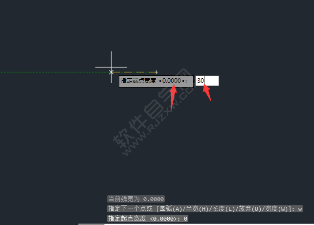 cad画圆弧箭头怎么画