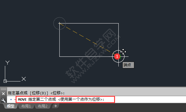 cad怎么移动图形