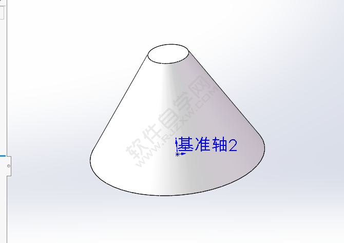 solidworks怎么用点和面创建基准轴