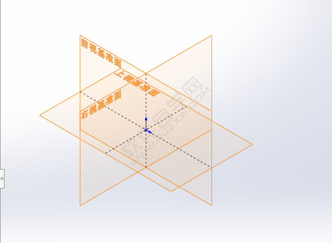 solidworks基准面颜色修改的方法