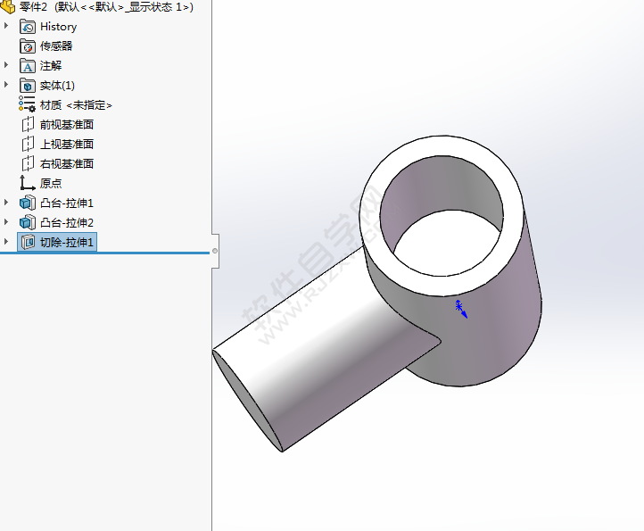 solidworks拉伸求差