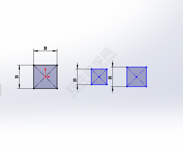 solidworks拉伸不同厚度