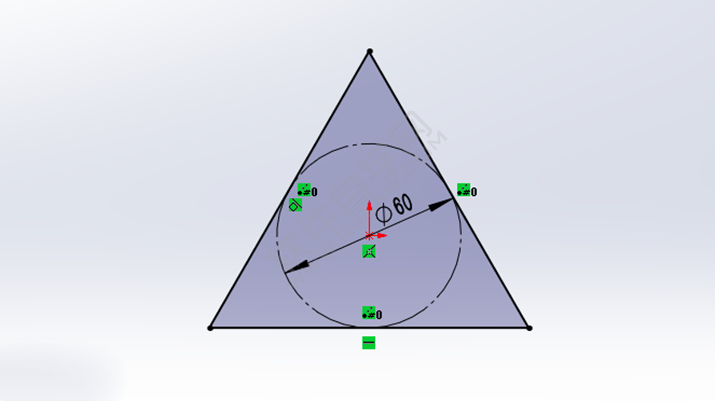 SolidWorks缠绕三角环零件的步骤