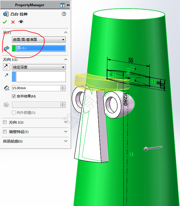 SolidWorks画一个章鱼哥的房子