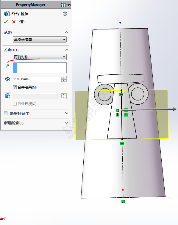 SolidWorks画一个章鱼哥的房子