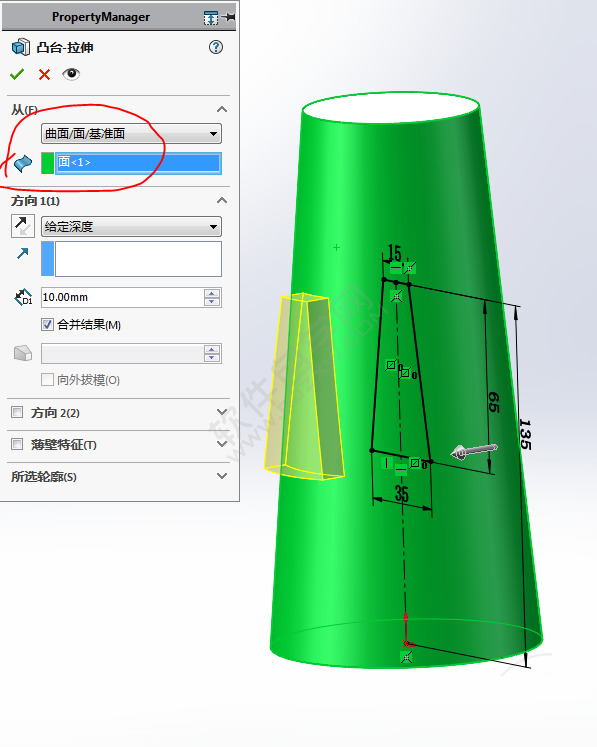 SolidWorks画一个章鱼哥的房子