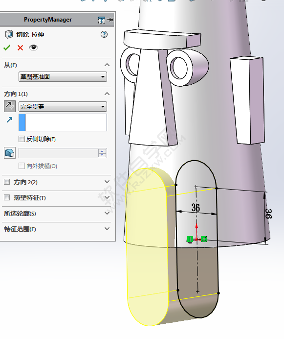 SolidWorks画一个章鱼哥的房子