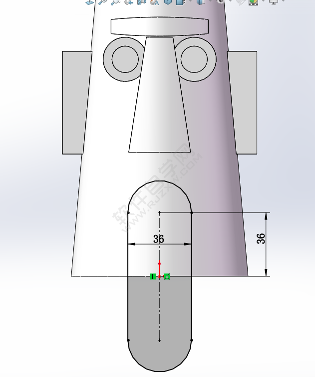 SolidWorks画一个章鱼哥的房子