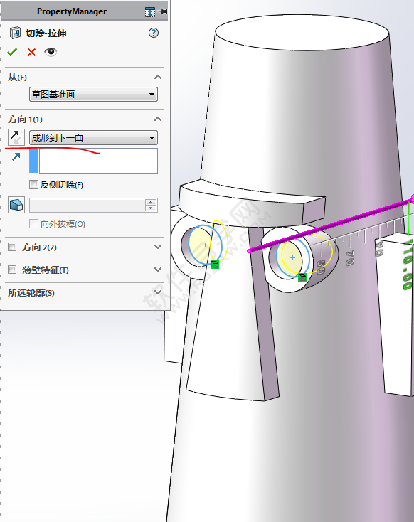 SolidWorks画一个章鱼哥的房子