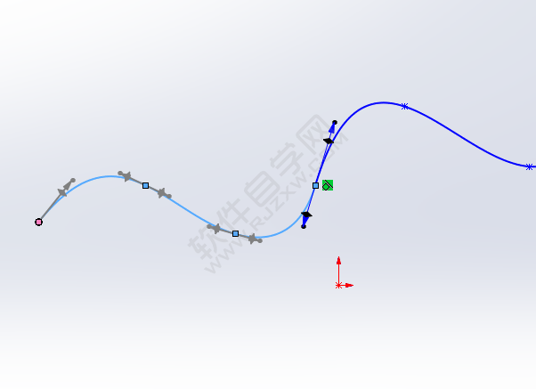 SolidWorks如何把两根样条曲线变成一根