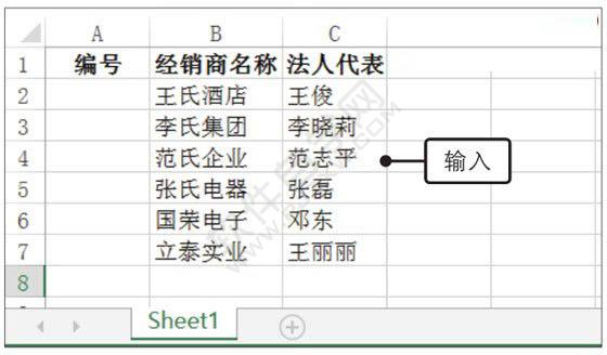 Excel2019中文本与数字的输入方法