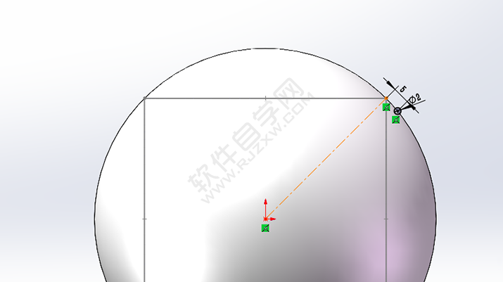 SolidWorks网球零件的做题步骤