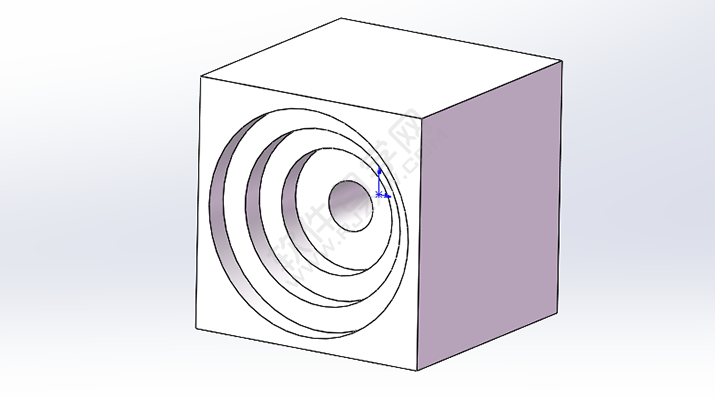 SolidWorks艺术立方体零件的做题步骤