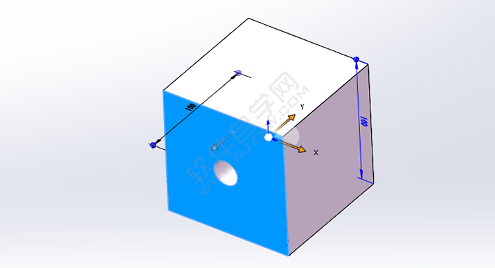 SolidWorks艺术立方体零件的做题步骤