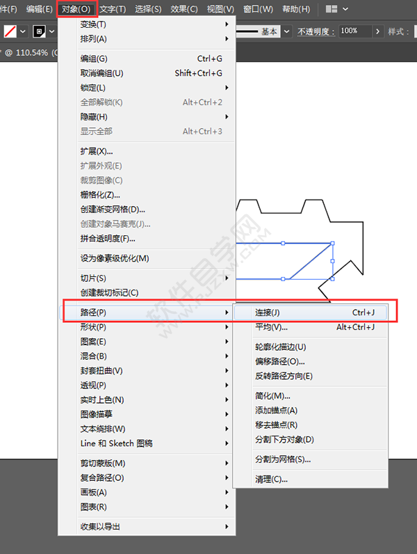 CAD文档导入AI中怎么填充颜色