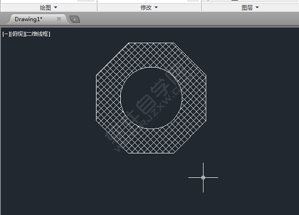 CAD八边形怎么填充图案