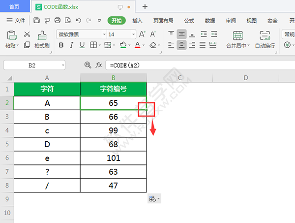 code函数是什么意思