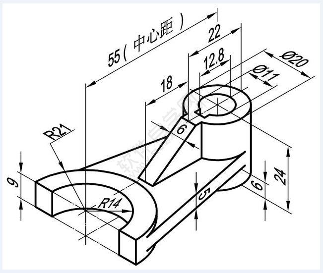 solidworks对称拉伸画实体的方法