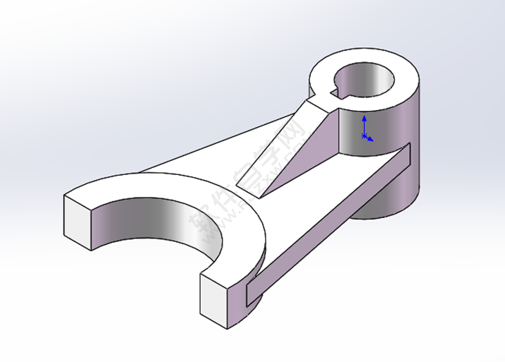 solidworks对称拉伸画实体的方法