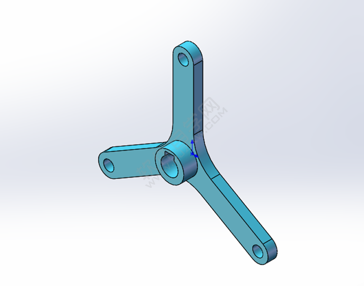 solidworks绘制三角支架的方法