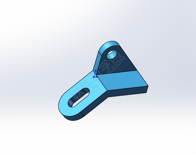 怎么用SolidWorks拉伸切除建模画图