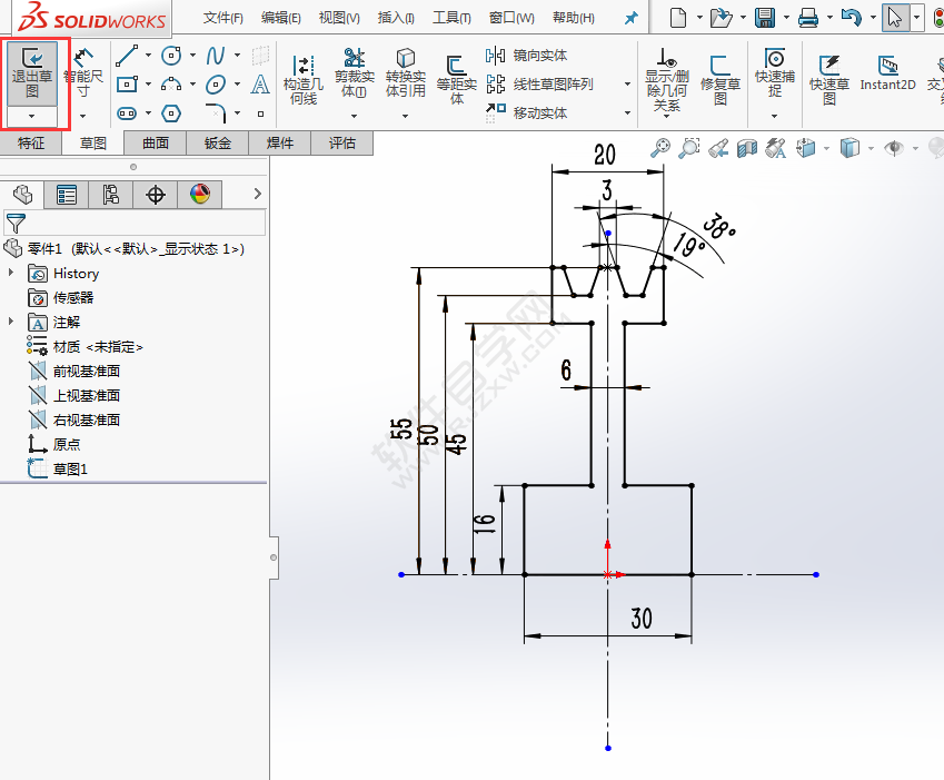 怎么用solidworks旋转与拉伸切除特征做滚轮