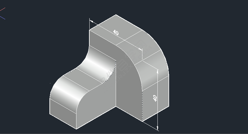 CAD用倒圆角技巧轻松搞定三维实例