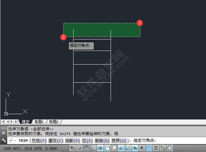 在CAD中怎么快速修剪