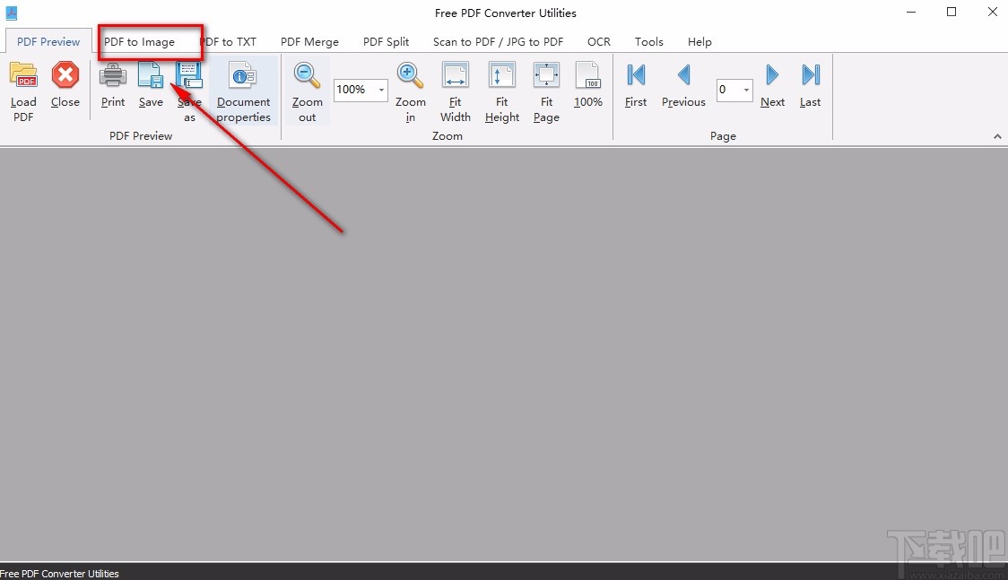 Free PDF Converter Utilities将PDF转为图片的方法