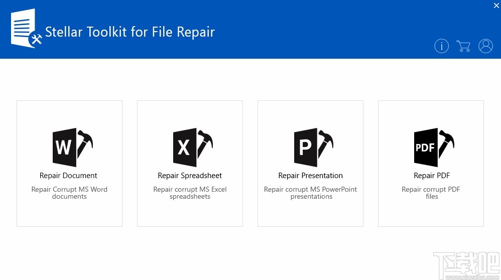 Stellar Toolkit for File Repair修复PDF文件的方法