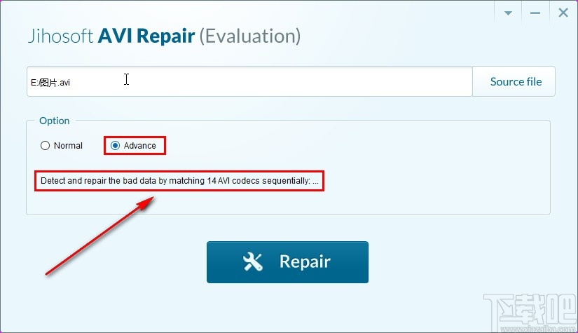 Jihosoft AVI Repair修复AVI视频的方法
