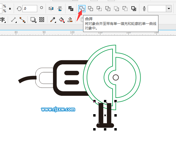 电割机简笔画怎么用CDR绘制？