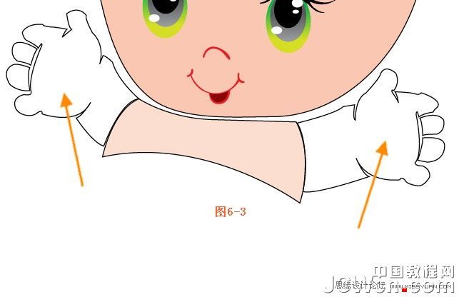 教你怎么用Illustrator的钢笔工具绘制可爱的宝宝