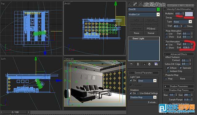 怎么用3DMAX教你简单给室内场景渲染