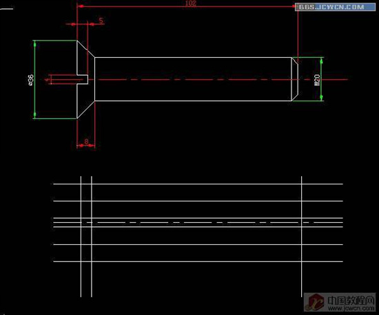 用AutoCAD制作锣丝钉实例教程