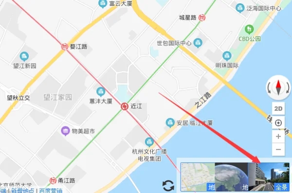 百度地图怎么看以前的实景图